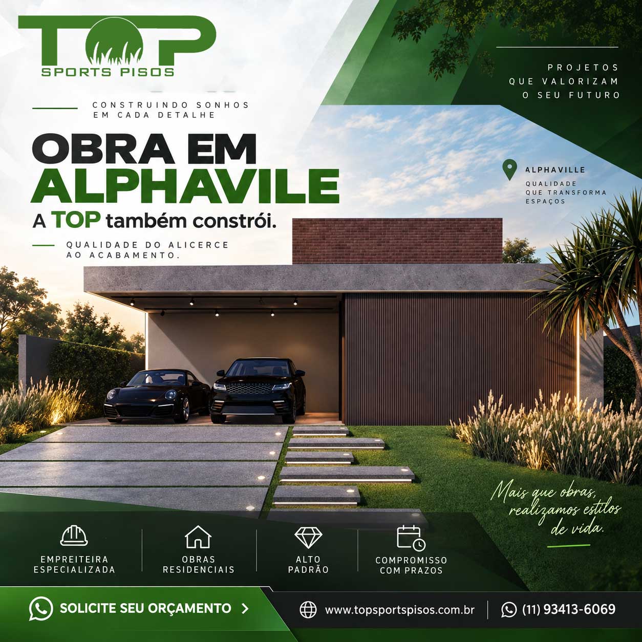 Obra TOP em Alphaville